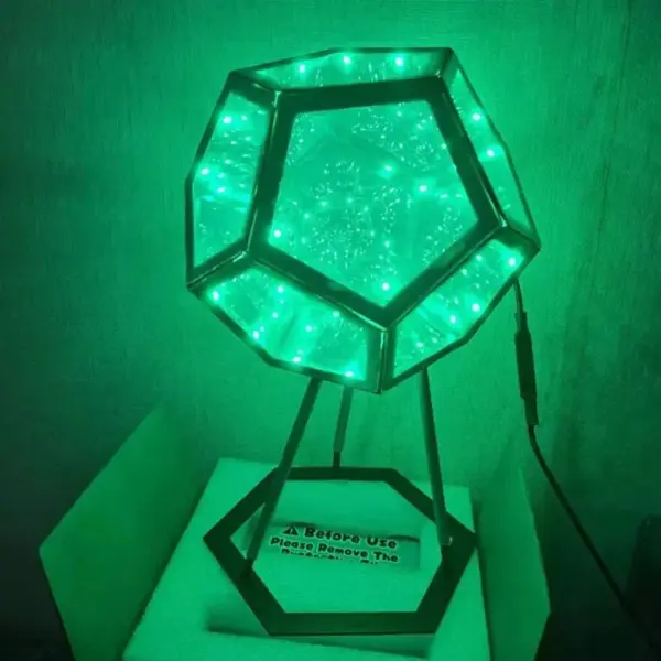 Colorful LED 3D Dodecahedron Night Light