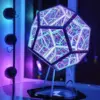 Colorful LED 3D Dodecahedron Night Light