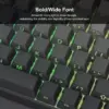 136-Key Gradient PBT Double Shot Backlit Keycaps for MX Mechanical Keyboards