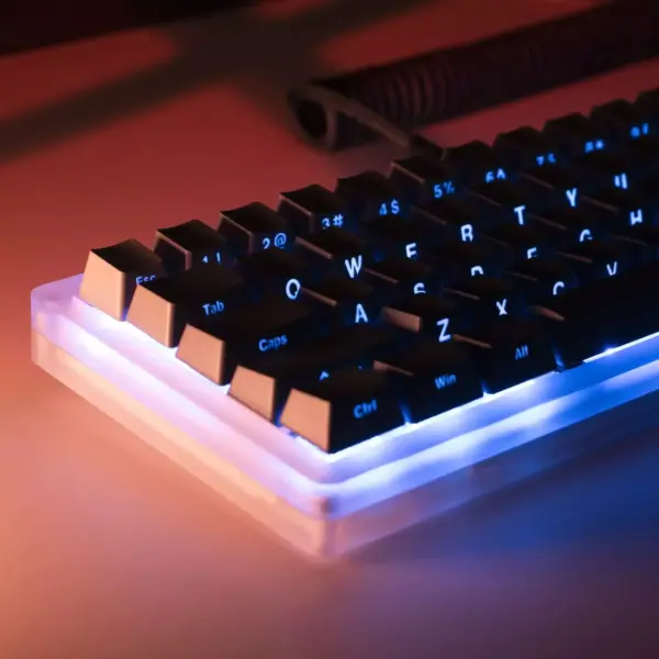 136-Key Gradient PBT Double Shot Backlit Keycaps for MX Mechanical Keyboards