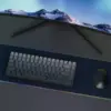 136-Key Gradient PBT Double Shot Backlit Keycaps for MX Mechanical Keyboards