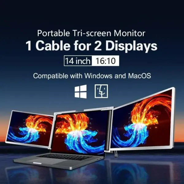 98849-238556.webp Portable Tri-Screen Laptop Extender