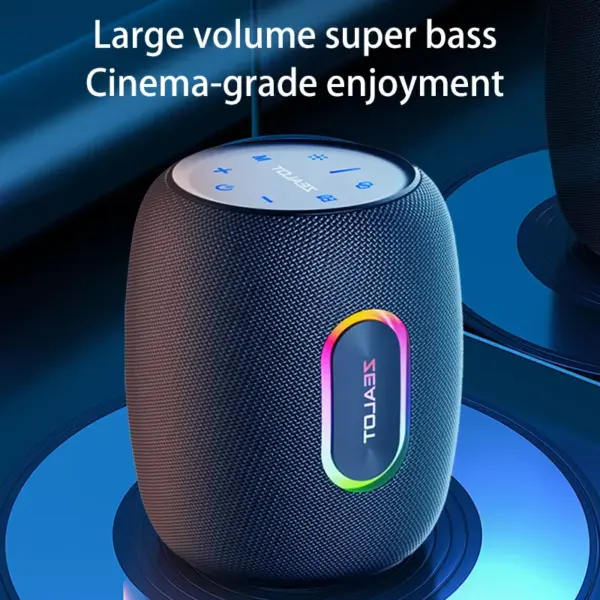 50W Outdoor Portable Waterproof Bluetooth Speaker with 14,400mAh Battery