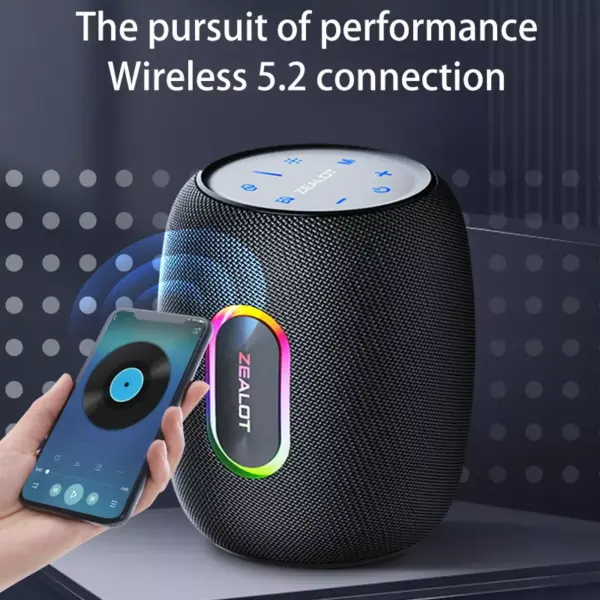 50W Outdoor Portable Waterproof Bluetooth Speaker with 14,400mAh Battery