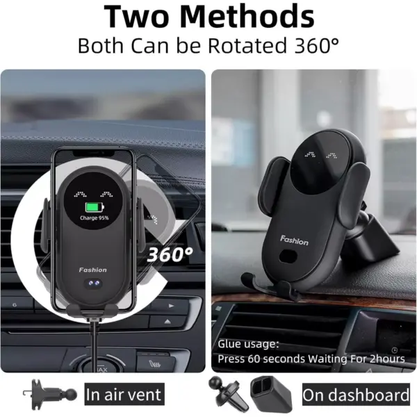 Wireless Car Charger & Auto Mount