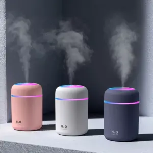99593-6cab22.webp 300ml Ultrasonic USB Aroma Diffuser Humidifier with Colorful LED Light