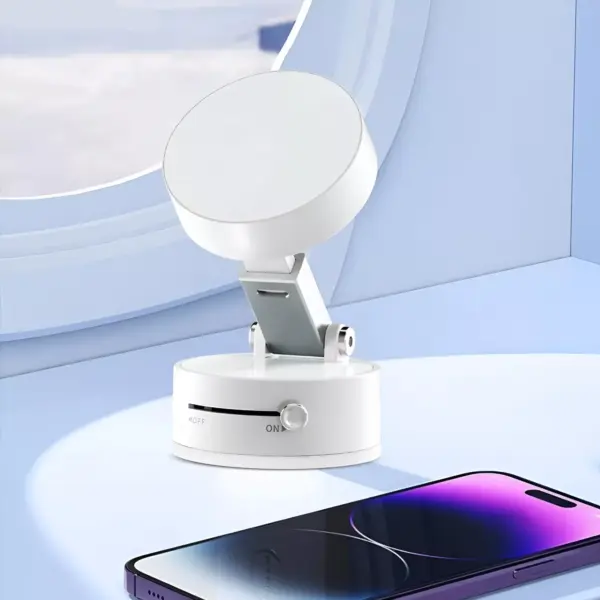 Foldable Vacuum Magnetic Suction Cup Holder for iPhone