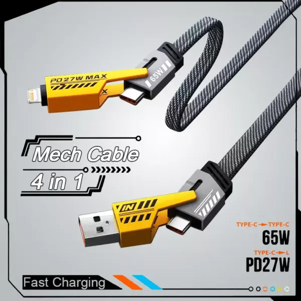 99808-fd9b0d.webp 4-in-1 Fast Charging Cable 65W Multi-Port Type-C for Samsung