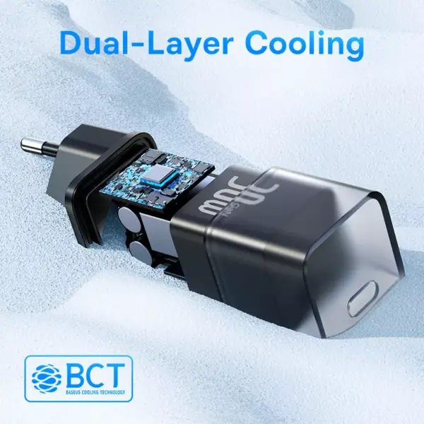 30W GaN USB-C Fast Charger for Apple iPhone, iPad, and MacBook