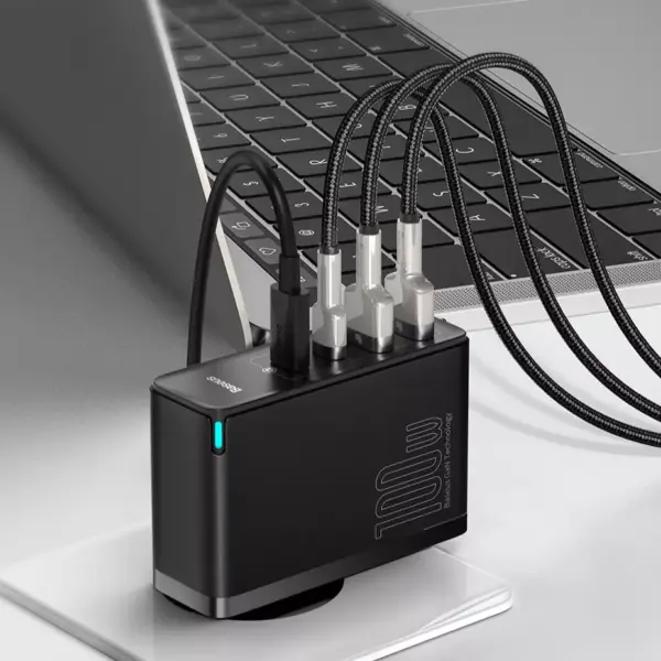 100W GaN USB Type C PD Fast Charger for Apple iPhone and MacBook