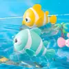 99962-a83c63.webp Popular Baby Bath Toy Clown Fish with Chain
