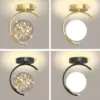 Contemporary LED Ceiling Light - Modern Indoor Chandelier for Living Room, Kitchen, and More