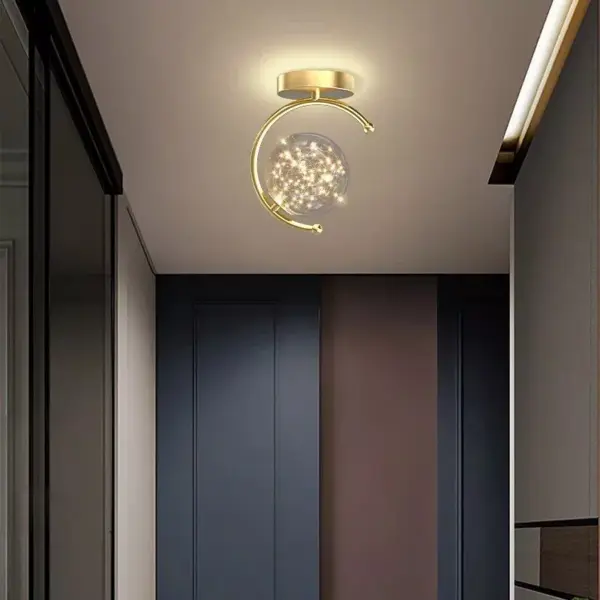 Contemporary LED Ceiling Light - Modern Indoor Chandelier for Living Room, Kitchen, and More
