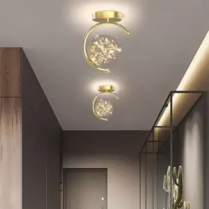 106401-ab0205.webp Contemporary LED Ceiling Light - Modern Indoor Chandelier for Living Room, Kitchen, and More