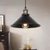 106402-5836a6.webp Vintage Industrial Pendant Light - Black Loft Hanging Chandelier for Kitchen, Dining & Living Spaces