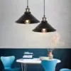 106402-7c3365.webp Vintage Industrial Pendant Light - Black Loft Hanging Chandelier for Kitchen, Dining & Living Spaces