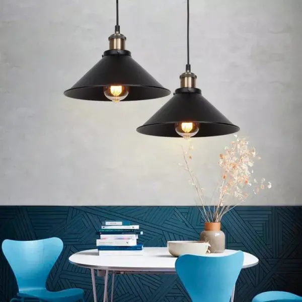 106402-7c3365.webp Vintage Industrial Pendant Light - Black Loft Hanging Chandelier for Kitchen, Dining & Living Spaces