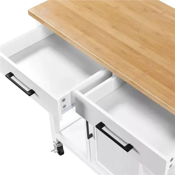 106405-b6e668.webp Versatile Mobile Kitchen Island Cart with Lockable Wheels and Storage