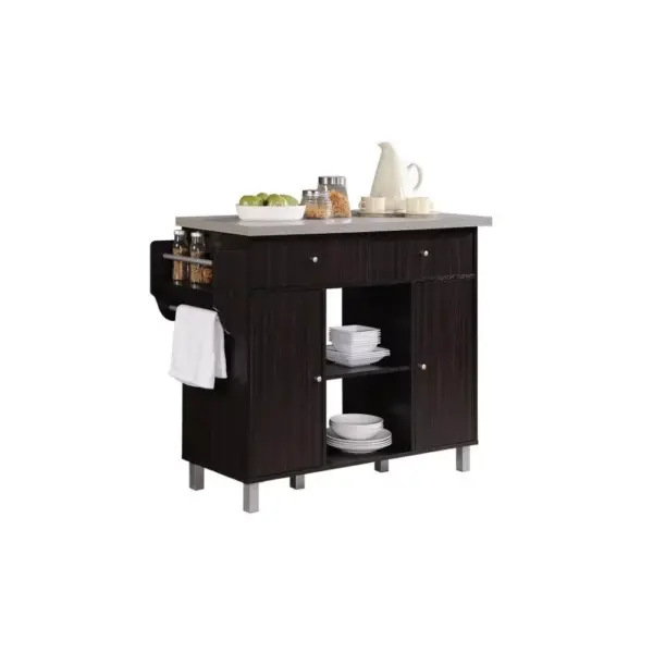 106409-0bcd67.webp Multi-Purpose Kitchen Island with Spice Rack and Towel Holder