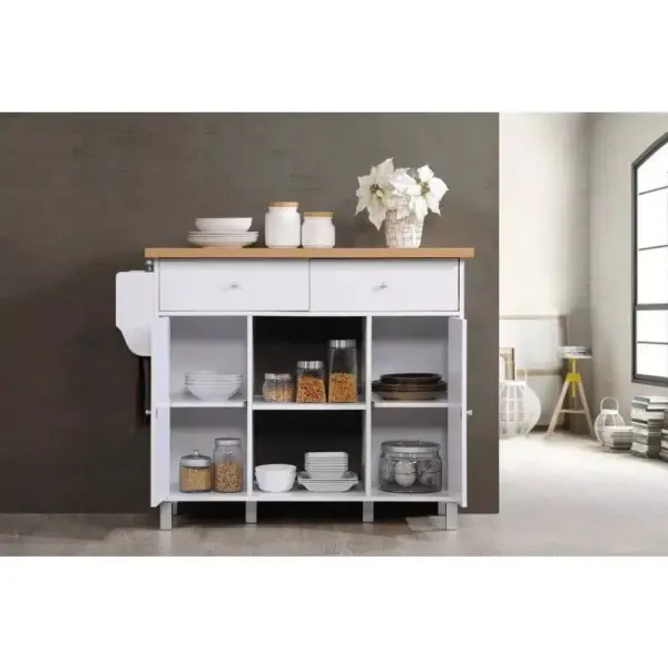 106409-8c3f08.webp Multi-Purpose Kitchen Island with Spice Rack and Towel Holder