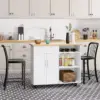 106410-8893b5.webp Versatile White Kitchen Island Cart with Storage and Wheels