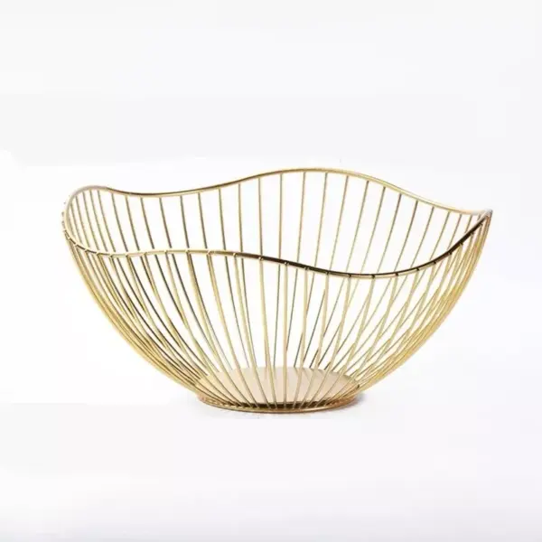 106445-bb6989.webp Metal Wire Fruit & Snack Storage Basket - Modern Nordic Design, Multi-Functional Kitchen Organizer