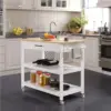 106449-1ff860.webp Elegant 40" White Kitchen Island Cart with Ample Storage