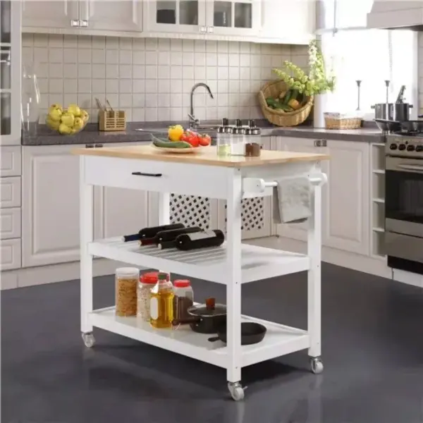 106449-1ff860.webp Elegant 40" White Kitchen Island Cart with Ample Storage