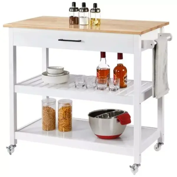 106449-2ac525.webp Elegant 40" White Kitchen Island Cart with Ample Storage