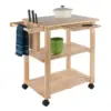 106455-0a3c56.webp 2023 Winsome Wood Mario Utility Kitchen Cart