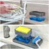 106682-e7c222.webp Efficient Kitchen Soap Dispenser with Sponge Holder