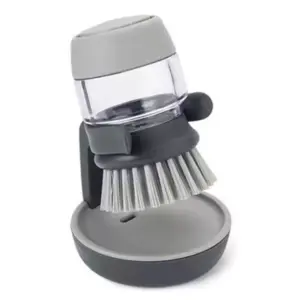 106684-3c8142.webp Eco-Friendly Kitchen Scrub Brush with Soap Dispenser and Holder