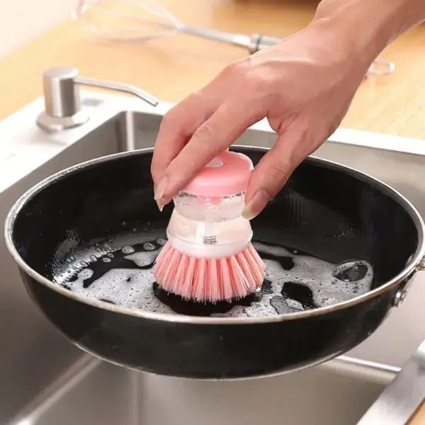 106685-26420a.webp Efficient Eco-Friendly Kitchen Dish Brush with Built-In Soap Dispenser