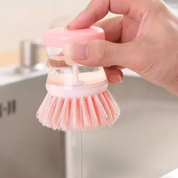 106685-f6e684.webp Efficient Eco-Friendly Kitchen Dish Brush with Built-In Soap Dispenser