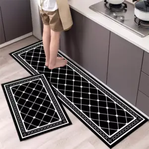 106740-de3b77.webp Geometric Polyester Kitchen Rug