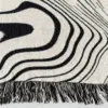 107052-69eb8f.webp Luxurious Black Water Waves Cotton Tapestry Blanket for Home and Travel