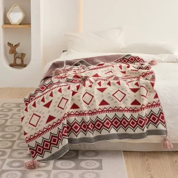 107053-416a99.webp Bohemian Geometric Knitted Blanket