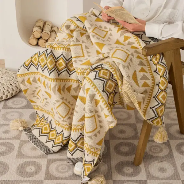 107053-70b35f.webp Bohemian Geometric Knitted Blanket