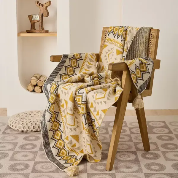 107053-732a21.webp Bohemian Geometric Knitted Blanket