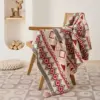 107053-86d4b2.webp Bohemian Geometric Knitted Blanket