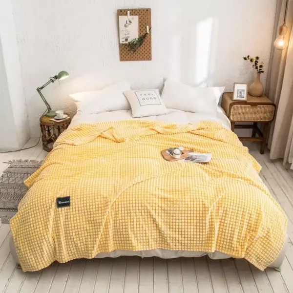 107054-ff86ba.webp Luxurious Plaid Milk Fleece Blanket