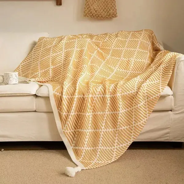 107056-73a3a4.webp Luxury Tassel Knitted Throw Blanket