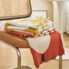 107057-f70642.webp Spring Tulip Floral Cotton Knitted Throw