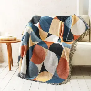 107116-b523ef.webp Bohemian Plaid Multi-Purpose Cotton Blend Blanket