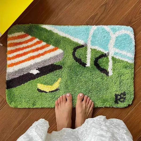 107121-9b2a75.webp Luxurious Plush Non-Slip Bath and Entrance Mat