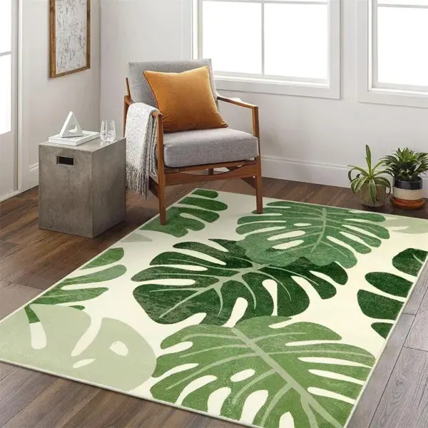 107205-b775a4.webp Tropical Green Plant Plush Rug