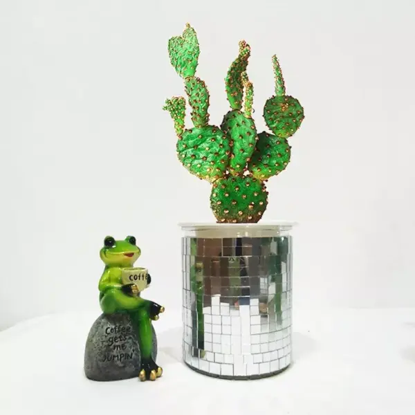 107506-6a152b.webp Bohemian Chic Self-Watering Disco Ball Planter