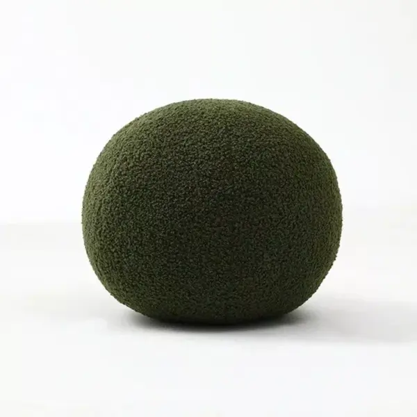 107532-f2fb0b.webp Luxurious Wool Ball Cushion