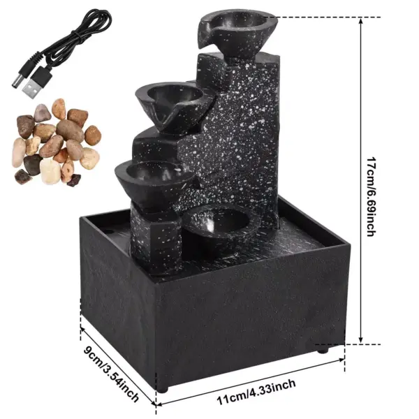 107852-16e1a2.webp Tranquil Tabletop Waterfall Fountain with Soft LED Lights and Natural Ambience