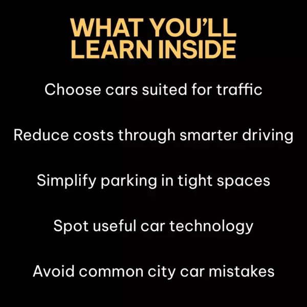 111028-d2ea79.webp Finding the Perfect Car for Urban Life – Practical eBook Guide to the Best Cars for City Traffic, Smart Urban Driving & Easy Parking Solutions